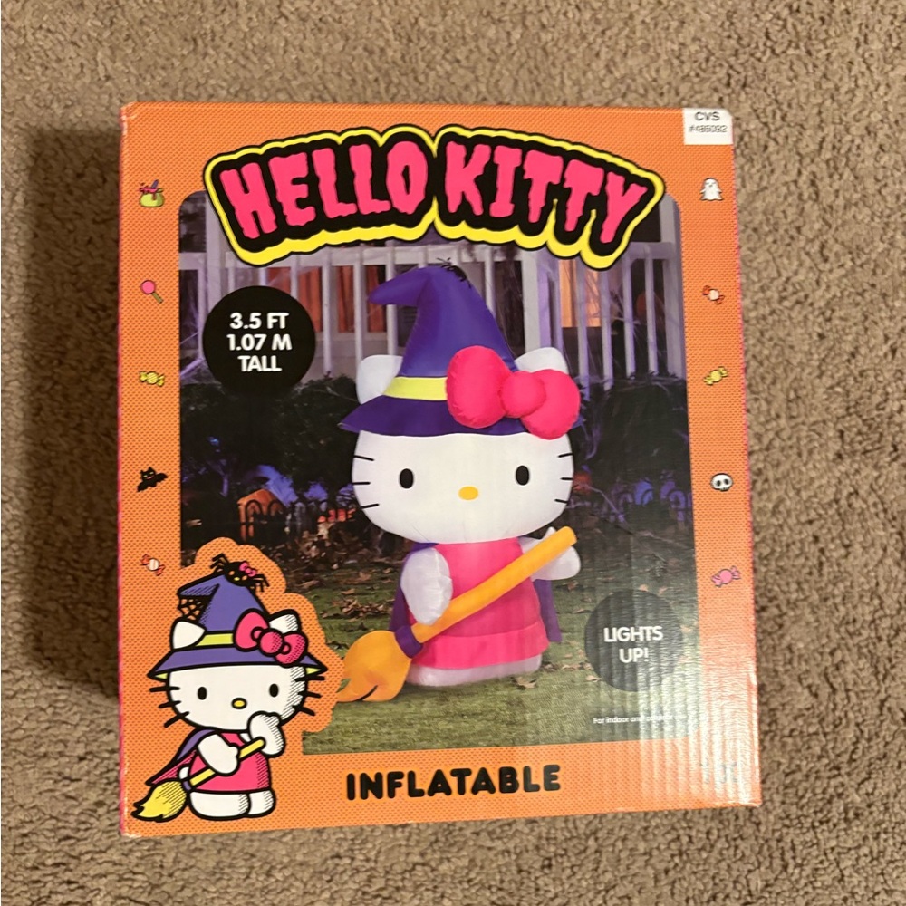 Hello Kitty Inflatable - Vibrant Orange - Picture 4 of 4